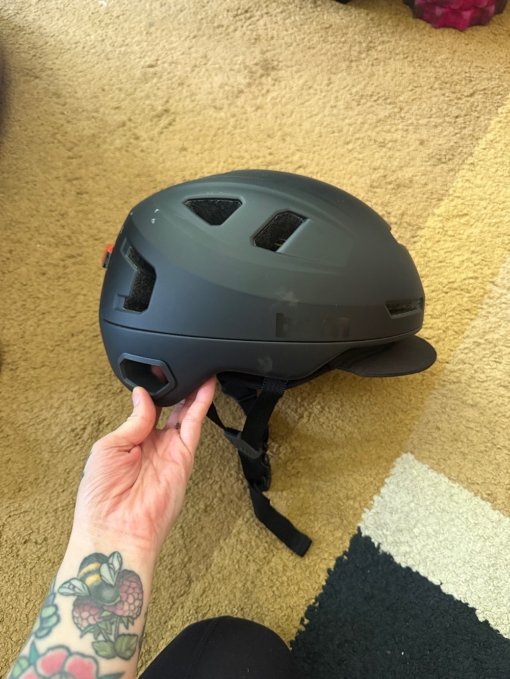 BERN Matte Black Multi-Sport Helmet w/ MIPS (S)
